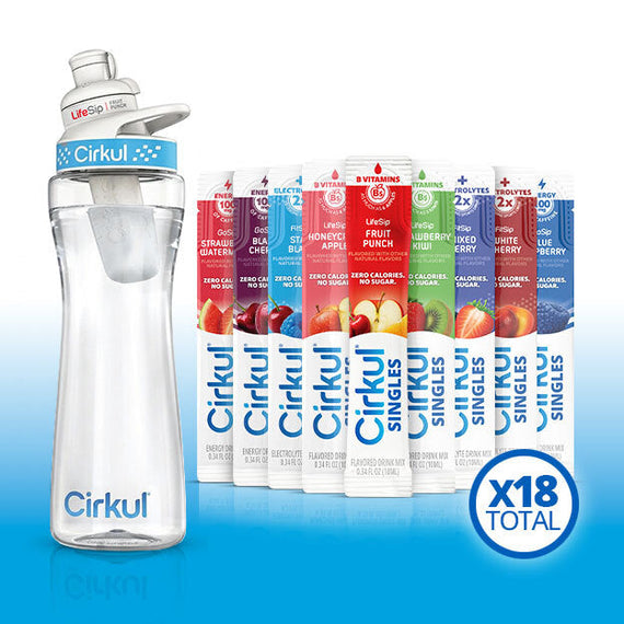 22oz. Plastic Bottle & GoSip® Black Cherry X7